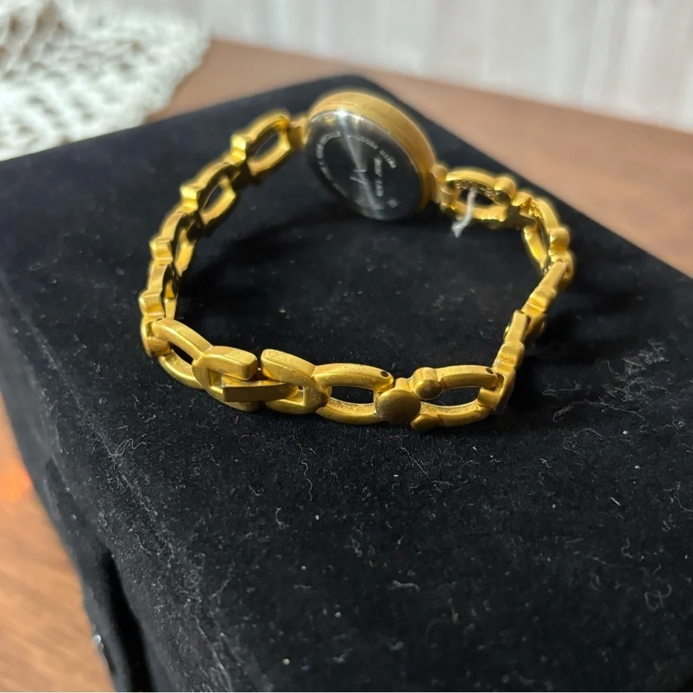 Vintage Disney Jaz Mickey Mouse Gold-Tone Women's Bracelet Watch